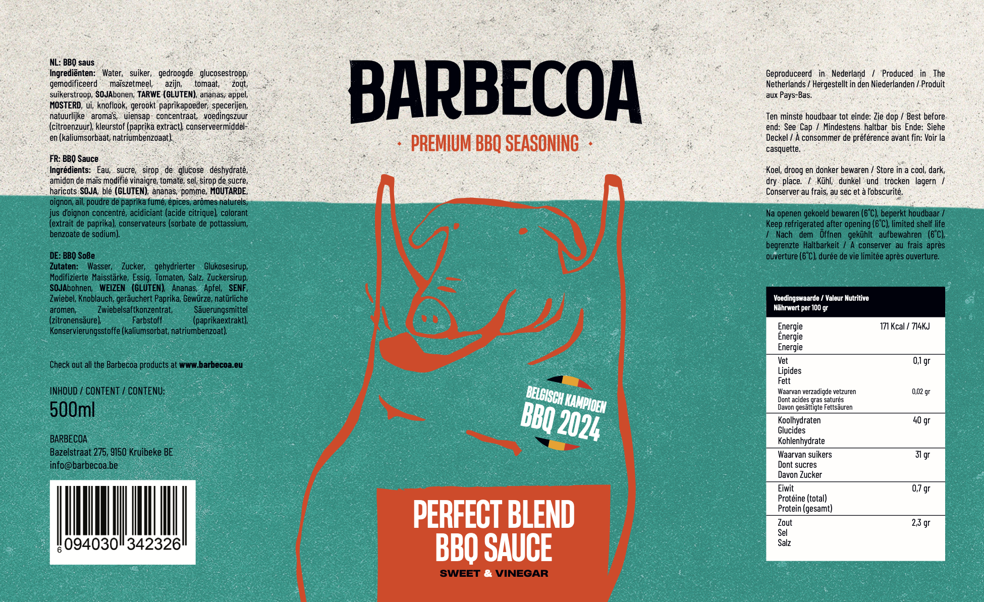 Perfekte Mischung aus BBQ-Sauce